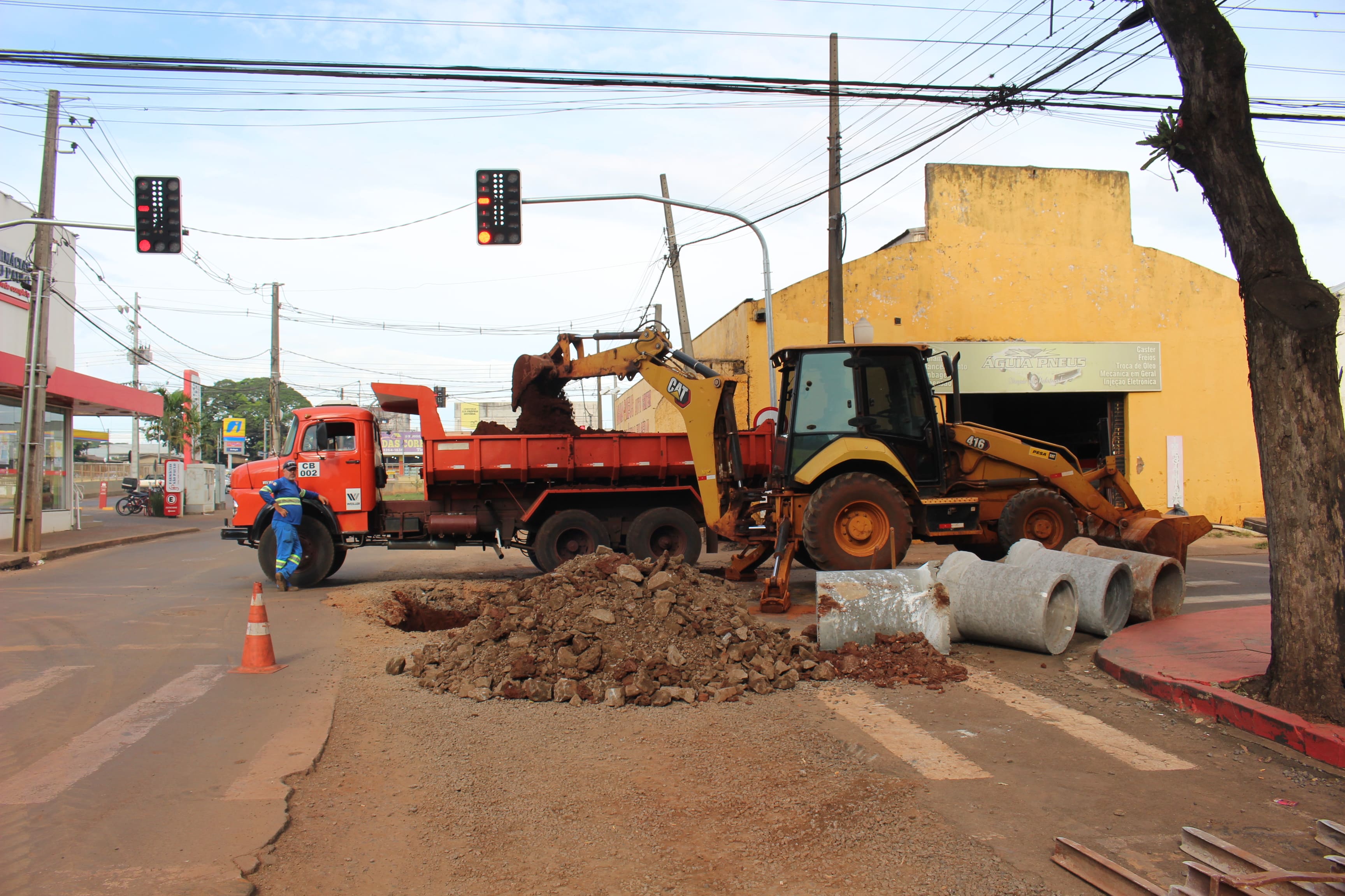 Obras na Borsari Neto, em Sarandi, seguem dentro do cronograma; investimento reforça infraestrutura